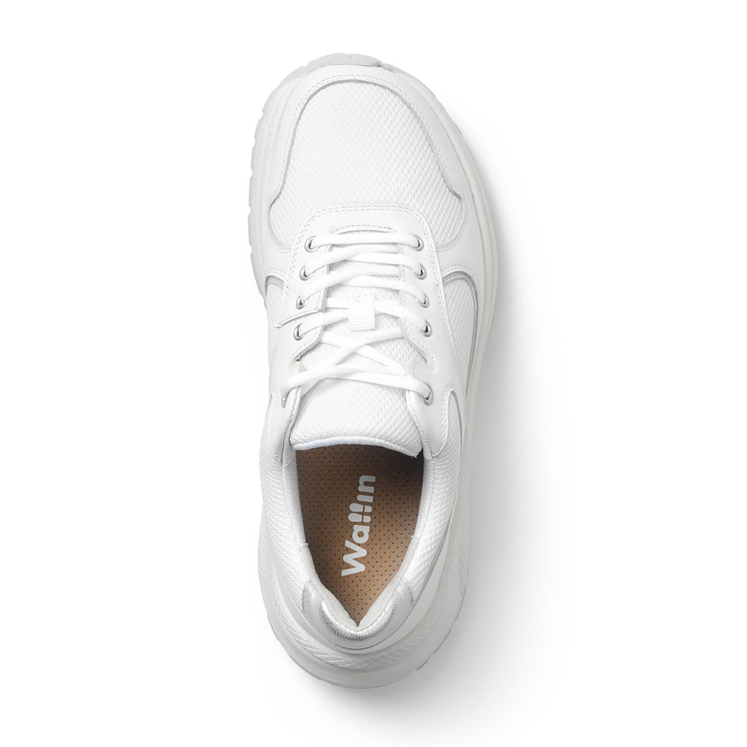 ANNA - MOVER LACE MESH/FULLGRAIN WHITE