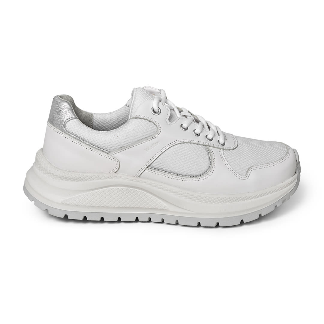 ANNA - MOVER LACE MESH/FULLGRAIN WHITE