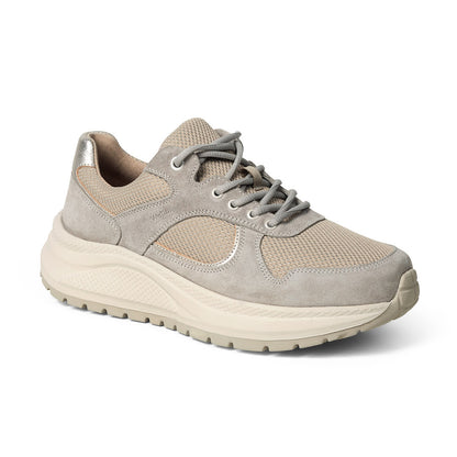 ANNA - MOVER LACE MESH/SUEDE BEIGE