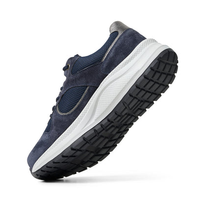 ANNA- MOVER LACE MESH/SUEDE NAVY