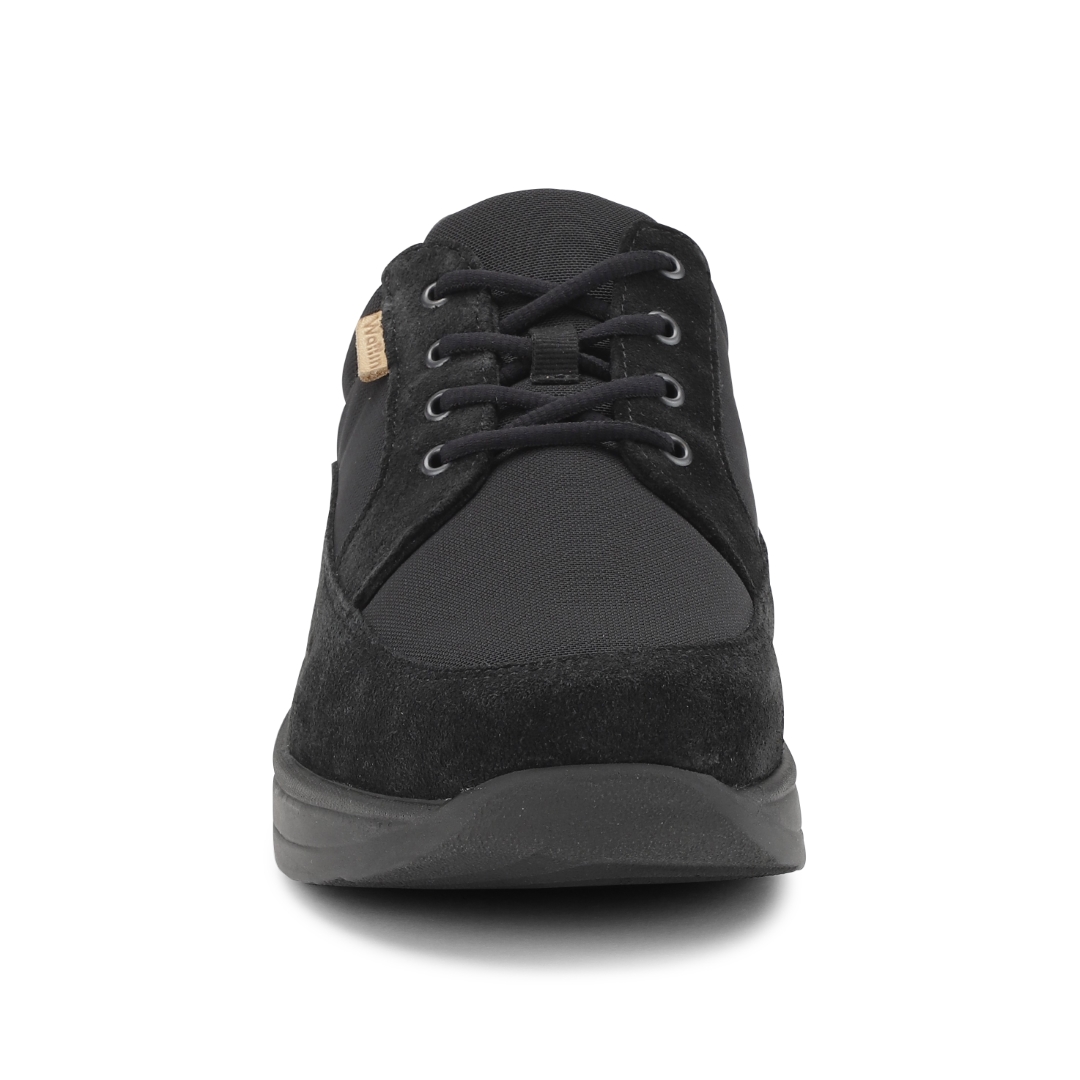OTTO - FLEX LACE MESH/SUEDE BLACK 2102-1101 - Wallin Shoes